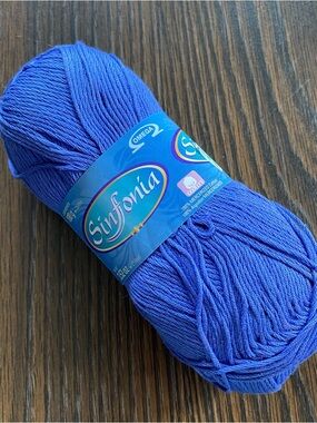 Sinfonia Yarn - Vivid Royal Blue Sinfonia Jacaranoa Blue Cotton Yarn